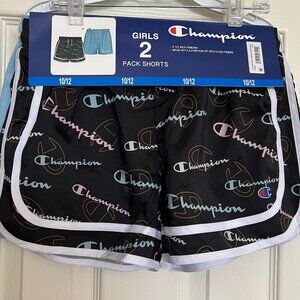 Champion girl's shorts pack of 2 size 10-12